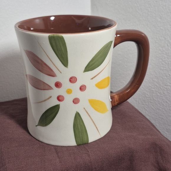 Temp-Tations by Tara Old World Vivid Handpainted Coffee Mug 16 oz NWOT - Picture 2 of 8